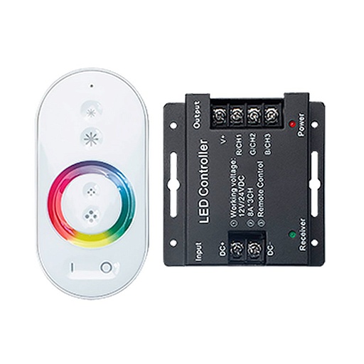 Контроллер для светодиодной ленты RGB Gauss (201013288) 288 Вт 12-24 В IP20 белый
