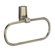 Полотенцедержатель кольцо WasserKraft Exter K-5200 d230 мм на шуруп металл светлая бронза (K-5260)