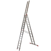 Лестница 3-х секционная трансформер 3х17 профессиональная Новая высота