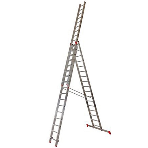 Лестница 3-х секционная трансформер 3х17 профессиональная Новая высота