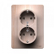 Розетка Systeme Electric Glossa встраиваемая сосна (SE GSL001524)