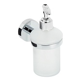 Дозатор для мыла Fora Long с держателем стекло матовый/металл хром (L041) Дозатор для мыла Fora Long с держателем стекло матовый/металл хром (L041)