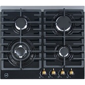Варочная панель газовая MBS PG-615BL classic 4 конфорки черная