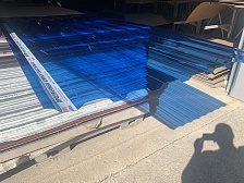 Профилированный поликарбонат SUNNEX МП-20 0,8 мм синий