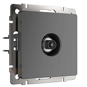 Розетка телевизионная Werkel встраиваемая графит рифленый (a050758) Розетка телевизионная Werkel встраиваемая графит рифленый (a050758)