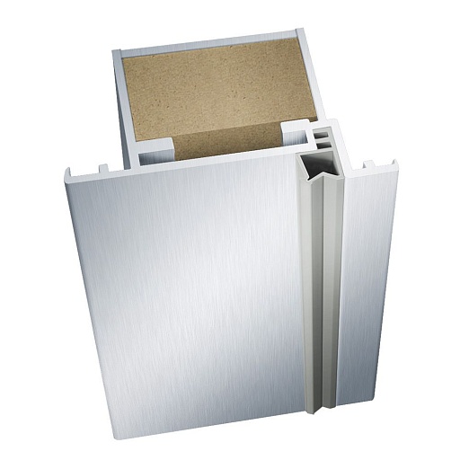 Коробка дверная скрытого монтажа Invisible 59,5х44,5х2100 мм (675х2100) алюминиевая универсальная с петлями (2,5 шт.)