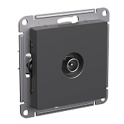 Розетка телевизионная Systeme Electric AtlasDesign встраиваемая базальт (ATN001492) Розетка телевизионная Systeme Electric AtlasDesign встраиваемая базальт (ATN001492)