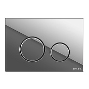 Клавиша смыва для инсталляций Cersanit Twins хром (63523)