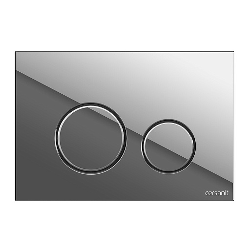 Клавиша смыва для инсталляций Cersanit Twins хром (63523) Клавиша смыва для инсталляций Cersanit Twins хром (63523)