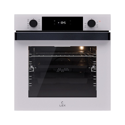 Духовой шкаф электрический встраиваемый Lex EDP 610 WH Wide Series 595 мм белый (TRFE100029)