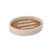 Мыльница для ванной Zenfort Дюна настольная полирезин бежевая (106556)