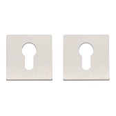 Ключевина Lavelly тонкая квадратная розетка матовый никель/хром (990339) Ключевина Lavelly тонкая квадратная розетка матовый никель/хром (990339)