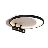 Светильник светодиодный накладной Freya Spotlights 4000К 75 Вт 30 кв.м черный IP20 (FR6083CL-L106WB) Светильник светодиодный накладной Freya Spotlights 4000К 75 Вт 30 кв.м черный IP20 (FR6083CL-L106WB)