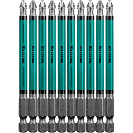 Бита Kraftool OPTIMUM (26122-2-100-10) PH2 магнитная 100 мм (10 шт.) Бита Kraftool OPTIMUM (26122-2-100-10) PH2 магнитная 100 мм (10 шт.)