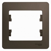 Рамка Systeme Electric Glossa одноместная шоколад (GSL000801)