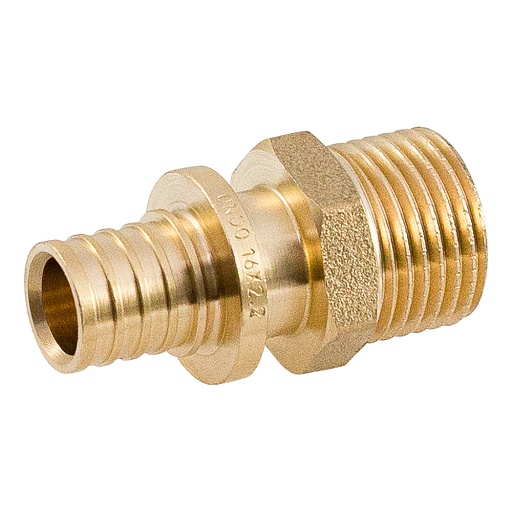 Соединитель прямой Ondo 16 мм х 1/2 НР(ш) латунь (OXM01612) Соединитель прямой Ondo 16 мм х 1/2 НР(ш) латунь (OXM01612)