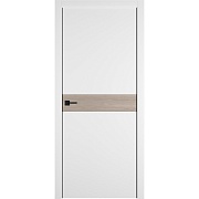 Дверь межкомнатная Urban Н горизонт 700х2000 мм ПВХ эмалекс белая глухая с замком и петлями