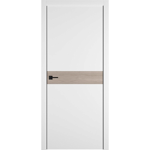 Дверь межкомнатная Urban Н горизонт 700х2000 мм ПВХ эмалекс белая глухая с замком и петлями Дверь межкомнатная Urban Н горизонт 700х2000 мм ПВХ эмалекс белая глухая с замком и петлями