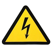 Наклейка знак электробезопасности EKF PROxima 150х150 мм Молния (100 шт.) (an-1-00)