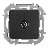 Розетка телевизионная Legrand Inspiria 673863 проходная скрытая установка антрацит Розетка телевизионная Legrand Inspiria 673863 проходная скрытая установка антрацит