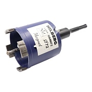 Коронка алмазная Hilberg (HMM72) по бетону 72 мм с хвостовиком SDS-plus Коронка алмазная Hilberg (HMM72) по бетону 72 мм с хвостовиком SDS-plus