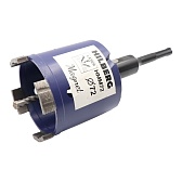 Коронка алмазная Hilberg (HMM72) по бетону 72 мм с хвостовиком SDS-plus Коронка алмазная Hilberg (HMM72) по бетону 72 мм с хвостовиком SDS-plus