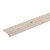 Порог алюминиевый разноуровневый кант 40х1800 мм дуб беленый перепад 15 мм