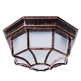 Светильник садово-парковый настенный Arte Lamp Pegasus античная медь E27 60 Вт IP44 (A3100PL-1AC)