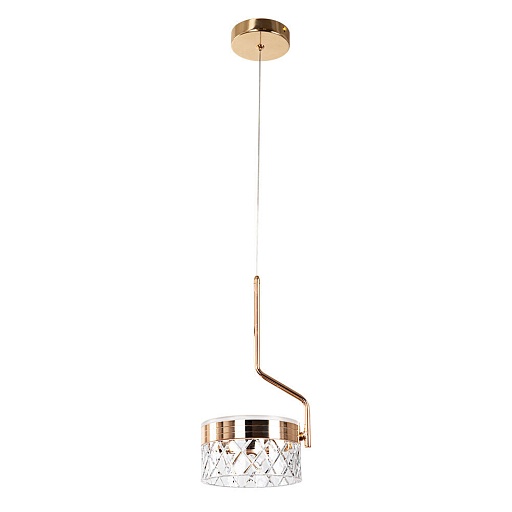 Светильник светодиодный подвесной Arte Lamp Mosaic 4000К 12 Вт 4 кв.м золото IP20 (A2094SP-1GO) Светильник светодиодный подвесной Arte Lamp Mosaic 4000К 12 Вт 4 кв.м золото IP20 (A2094SP-1GO)