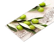 Панель стеновая пластик для кухни 3000х600х1,5 мм итальянская олива