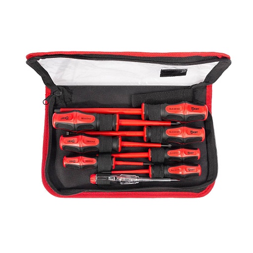 Набор диэлектрических отверток 1000 В КВТ Профи НИО-08 (78619) Набор диэлектрических отверток 1000 В КВТ Профи НИО-08 (78619)