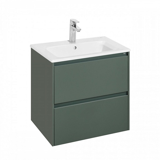 Тумба под раковину Roca Ona 60 см подвесная зеленая матовая (A857613513)
