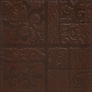 Керамогранит Клинкерная плитка Керамин Каир 4Д рельеф коричневая 298x298x8 мм (15 шт.=1,33 кв.м)