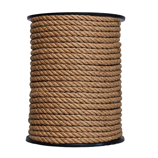 Канат крученый джутовый 3 пряди d14 мм 100 м МДС