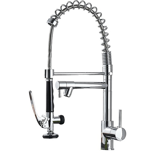 Смеситель для кухни профессиональный Профсан хром (104-39)