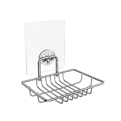 Мыльница для ванной Kleber Lite с держателем металл хром (KLE-LT034/8523) Мыльница для ванной Kleber Lite с держателем металл хром (KLE-LT034/8523)