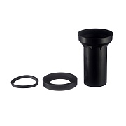 Соединение для подключения подвесного унитаза к канализации Alcadrain d90 мм (535750/1860)