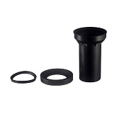 Соединение для подключения подвесного унитаза к канализации Alcadrain d90 мм (535750/1860)