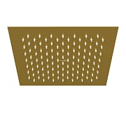 Лейка для верхнего душа WasserKraft 250х250 мм металл золото (A198)
