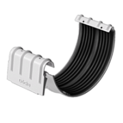 Docke STAL PREMIUM Соединитель желобов D125 (Пломбир 9010) Docke STAL PREMIUM Соединитель желобов D125 (Пломбир 9010)