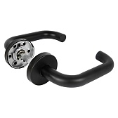 Ручка дверная Fuaro DSS-0203-19 для противопожарной двери круглая розетка черный (45457) Ручка дверная Fuaro DSS-0203-19 для противопожарной двери круглая розетка черный (45457)