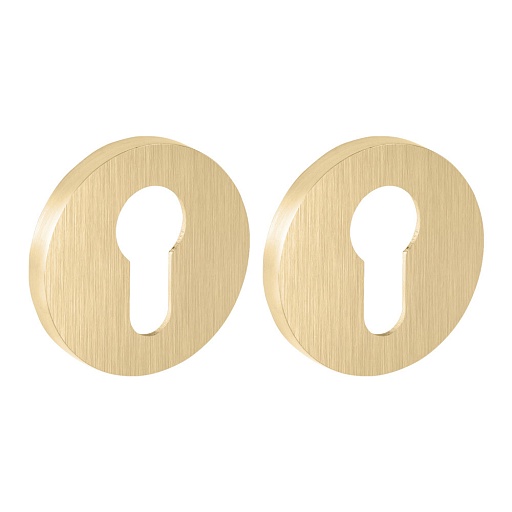 Ключевина Fuaro SSG-39 круглая розетка сатинированное золото (46873) Ключевина Fuaro SSG-39 круглая розетка сатинированное золото (46873)