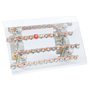 Блок распределительный шинный EKF PROxima ШРБ-200 130х275х71 мм IP20 компактный сборный модульный серый (plc-shrb-200)