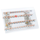 Блок распределительный шинный EKF PROxima ШРБ-200 130х275х71 мм IP20 компактный сборный модульный серый (plc-shrb-200)