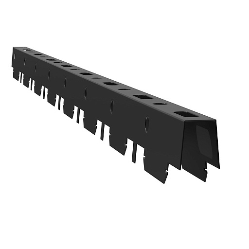 Гребенка кубообразный дизайн 4 м черная Гребенка кубообразный дизайн 4 м черная