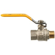 Кран шаровой газовый Terma 3/4 ВР(г) х 3/4 НР(ш) ручка (26062)