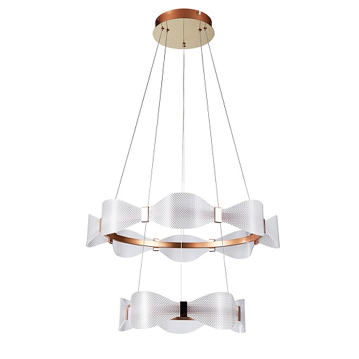 Люстра светодиодная подвесная Arte Lamp Grace 43 Вт 4000К 7 кв.м (A1868SP-2PB)