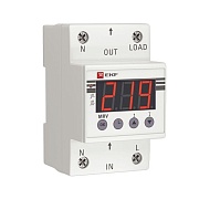 Реле напряжения EKF PROxima (MRV-40A) 230 В 40 А тип AC с дисплеем
