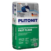 Ровнитель (наливной пол) универсальный Plitonit Fast Floor самовыравнивающийся быстротвердеющий 20 кг