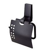 Держатель для туалетной бумаги WasserKraft Abens с крышкой металл/пластик черный (K-3225) Держатель для туалетной бумаги WasserKraft Abens с крышкой металл/пластик черный (K-3225)